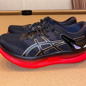 ASICS Women's MetaRide Running Shoes Black/red